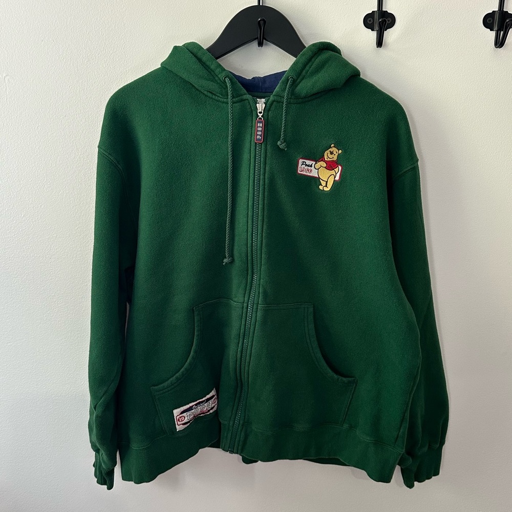 Disney Store Pooh Zip Up Hoodie